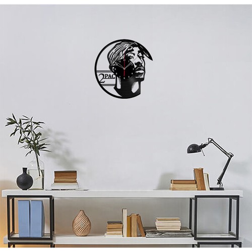 Vinyl Clock 2Pac Logo Wall Clock Unique Art Vinyl Record Wall Clock 1001 - Picture 2 of 12