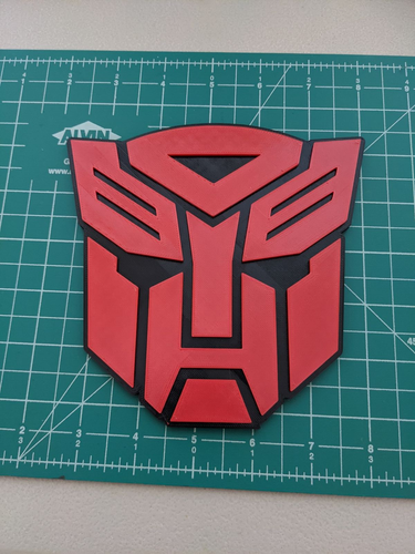Transformers Autobot 3D gedrucktes Display Wandhalterung Logo - Bild 1 von 3