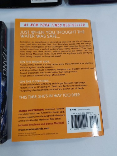 James Pattersons Maximum Ride Serie Posten von 7 Büchern Max Angel Fang HC und PB - Bild 15 von 16