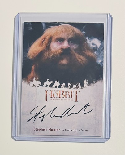 The Hobbit: The Battle of the Five Armies Stephan Hunter as Bombur AUTOGRAPH SH - Picture 1 of 2