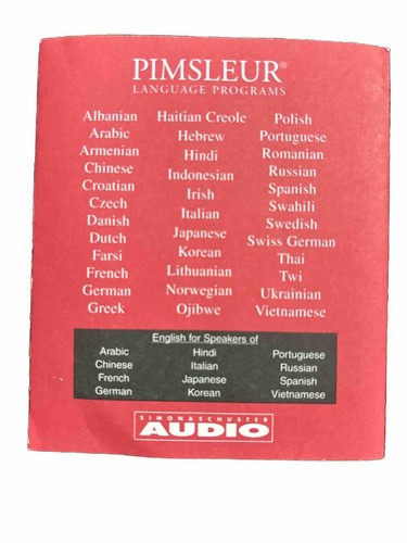 Pimsleur Japanese Conversational Course - Lessons 1-4 / 2 CDs: Instant Conv - Picture 6 of 6