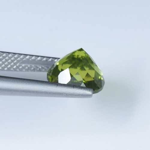 3,03 ct TOP QUALITÄT LUSTUR SCHÖN 8 mm RUND / PAPAGEIENGRÜNE EDELSTEINE NATÜRLICHER PERIDOT!! - Bild 5 von 5