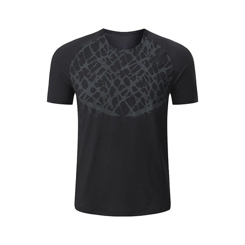 Men's short-sleeved sports T-shirt; quick-drying marathon running training suit. - Picture 12 of 13