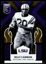 2018 ELITE PASSING THE TORCH BILLY CANNON JOE BELLINO LSU TIGERS #9