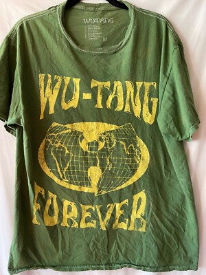 T*o様 Wu-Tang Forever Tシャツ ヴィンテージ L WU-TANG FOREVER, GREEN SHORT SLEEVE TEE SHIRT, MEN'S M, preowned