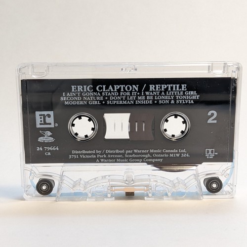 Eric Clapton Reptile Cassette Tape Play Tested - Picture 3 of 6