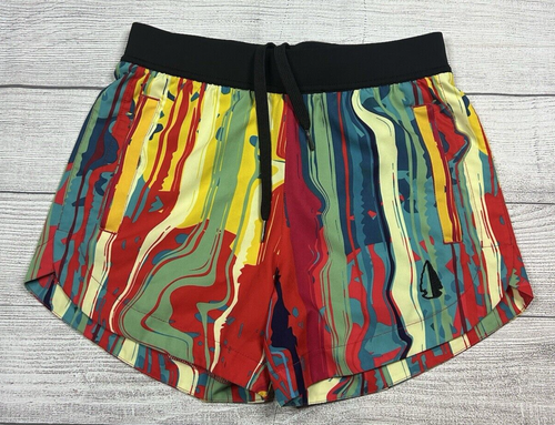 Tachuntfish THF Active Shorts Womens Size Small Colorful Workout Exercise