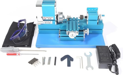 36W Mini Lathe Milling Machine Benchtop Motorized Metalworking DIY Tool 20000RPM - Picture 15 of 25