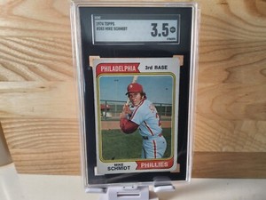 1974 Topps - #283 Mike Schmidt SGC 3.5