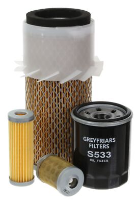 Hanix H15B-2 Air Oil Fuel Filter Kit 