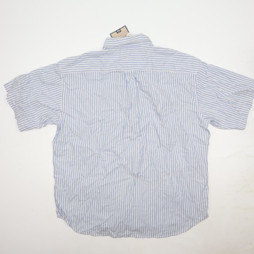 Dockers Khakiware Mens Vertical Striped Collared Button Shirt Size XL Pocket - Picture 7 of 12