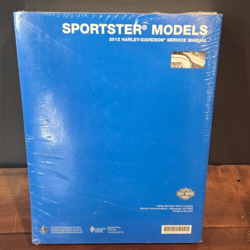 Factory Harley Davidson Service Manual 2012 Sportster 1200 99484-12a Free FastSh - Foto 2 di 14