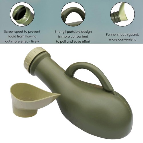 Male Female Portable Medical Urine Bottle Urinal Toilet Camping Travel 1000ml - Picture 4 of 7