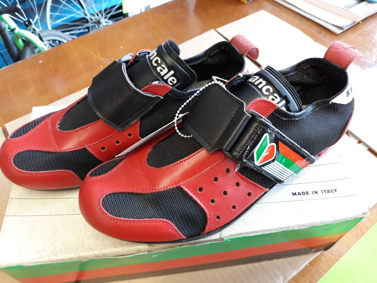 NOS Rare Vintage Brancale Road Cycling shoes Size 6.5 Classic Retro Eroica NOS Rare Vintage Brancale Road Cycling shoes Size 6.5 Classic Retro Eroica
