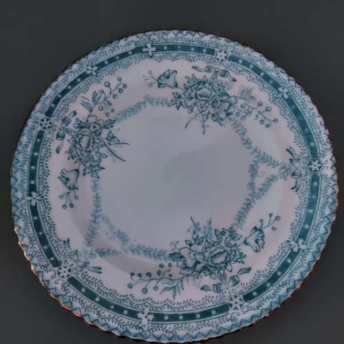 Antikes Samuel Radford ""Mosel"" Knochen China Teetasse Trio c1894 Set D - Bild 11 von 15