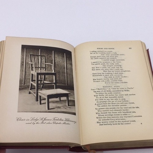 Robert Burns Complete Works and Letters Masonic Edition Hardcover Book Gold Gilt - Picture 14 of 16