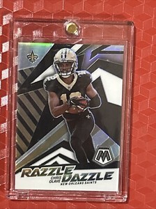 2022 Panini Mosaic Chris Olave Rookie Razzle Dazzle Case Hit