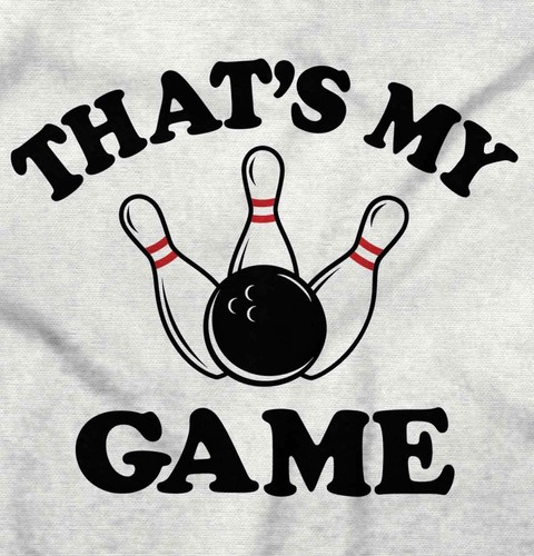 Funny Bowling Pin Humor That's My Game Joke Youth Hooded Sweatshirt Boy or Girl - Picture 2 of 5