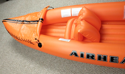 Kayak de Viaje Recreativo Airhead 2 Personas Naranja Inflable Sin Usar Probado - Imagen 5 de 18