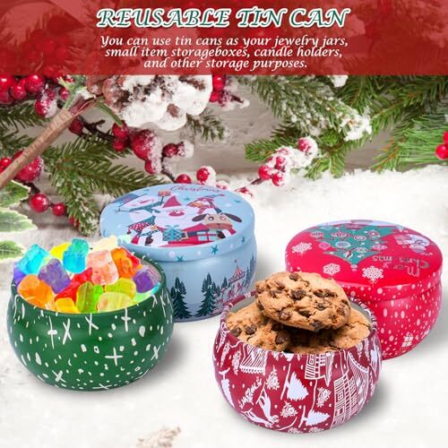 12PCS Christmas Scented Candles Gift for Women- Aromatherapy Candle for Red - Picture 7 of 8