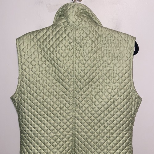 Post Card Italy Vest Womens Medium Full Zip Quilted Ski Outdoor Italian Pockets - Picture 7 of 11