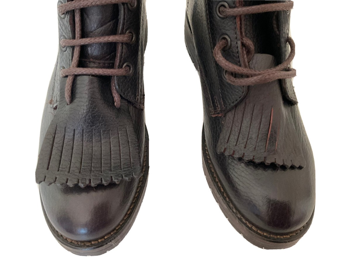 NWOB Wolverine Brown Leather Pull-On Mid-Calf Boots Wolverine Bronc Wedge Pull-On Wellington | Boot World main image 3