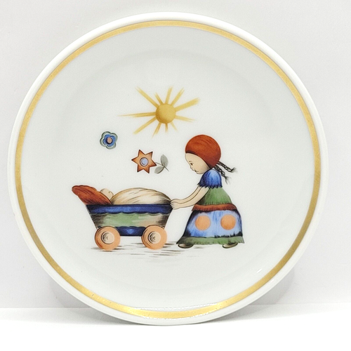 Placa miniatura Museo Berta Hummel Madre con bebé 1977 Schmid Alemania 4 pulgadas - Imagen 2 de 6