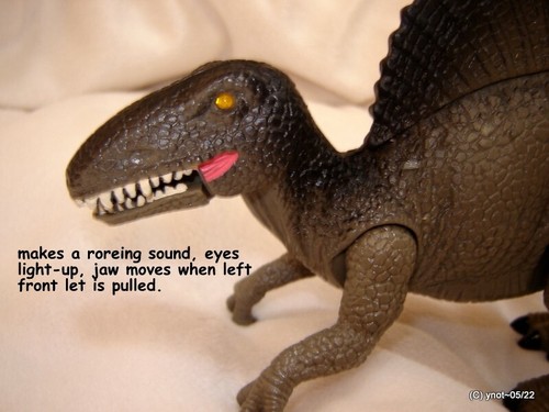 DIMETRODON DINOSAURIO modelo/figura de acción ojos luz hace sonido piernas articuladas - Imagen 3 de 6