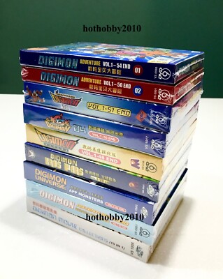 Digimon Adventure Series (01, 02, 03, 04, Data Squad, Universe, 2020 + 15 Movie)