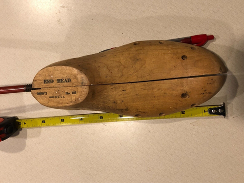 Vintage Red Head Men's #00 Wood Wooden Shoe Stretcher ### - Picture 2 of 4