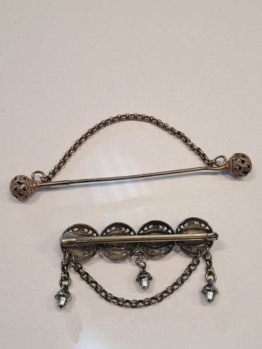 Trachtenschmuck Haarspange Miederbrosche Anstecker filigran - Bild 2 von 2