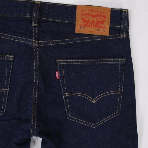 Herren Levi's 511 Stretch Slim Skinny Blau Jeans W33 W34 L32 - Bild 4 von 8