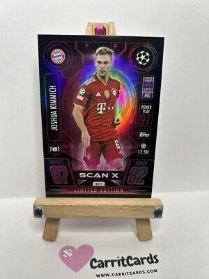 JOSHUA KIMMICH 2022 Topps Match Attax EXtra Scan X Limited Edition