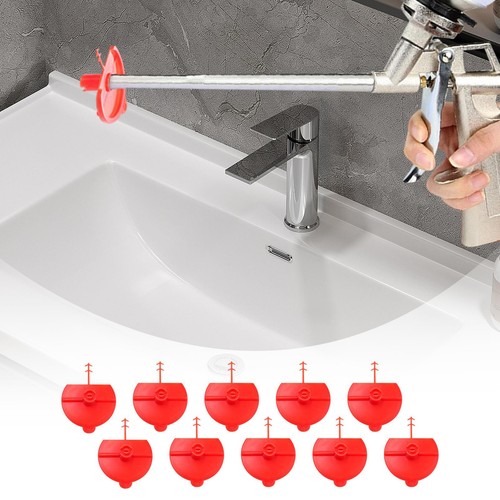 10Pcs Spray Polyurethane Foam Flat Fan Nozzle Foam Expanding Spray Foaming Jet - Picture 9 of 11