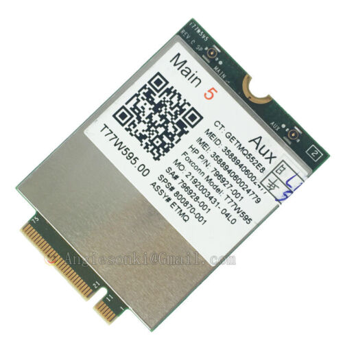 4G WWAN M.2 Modem Module HP lt4120 Snapdragon X5 LTE T77W595 796928-001 150Mbps - Picture 7 of 9