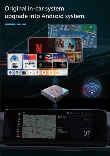 BMW MMB Wi-Fi Multimedia Box AI Wireless Carplay Youtube Netflix Android ID7 ID8 - Picture 3 of 6
