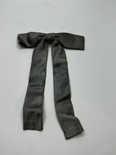 Colonel tie western bow tie square dance charcoal gray clip-on wedding rodeo