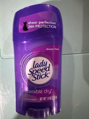 Lady Speed Stick Invisible Dry Shower Fresh Antiperspirant Deordorant1.4oz/2.3oz