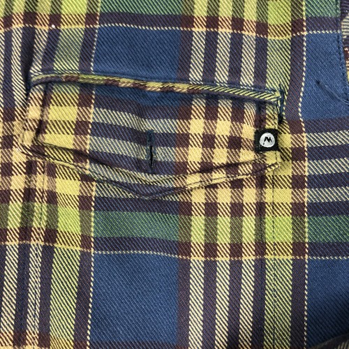 Marmot Ridgefield Sherpa Lined Flannel Shirt Jacket Mens Small S Plaid Outdoors - Picture 11 of 24