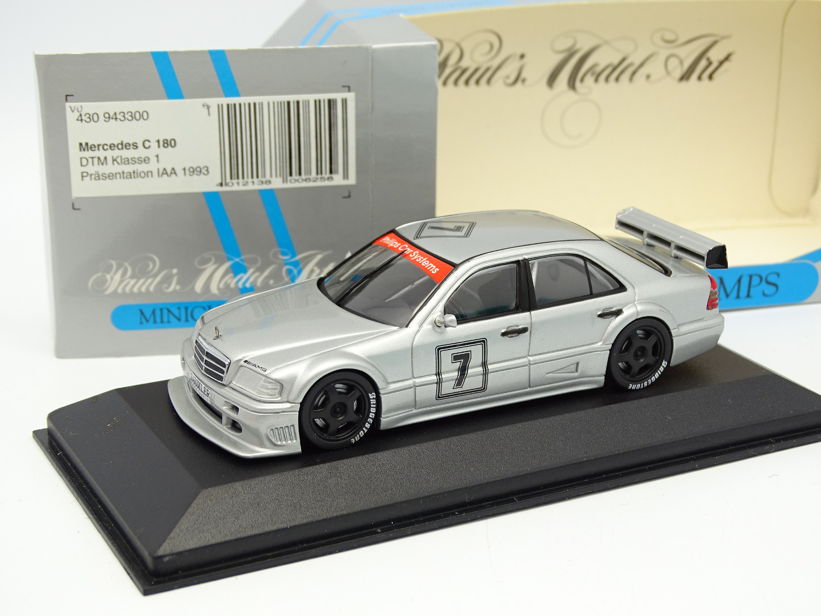 Minichamps 1 43 - Mercedes C180 DTM Class 1 Presentation 1993 Minichamps 1 43 - Mercedes C180 DTM Class 1 Presentation 1993