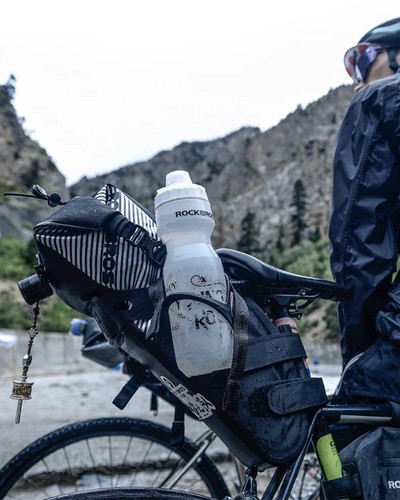 Wasserdichte Fahrrad Satteltasche Große Kapazität Reflektierende Fahrrad Hecktasche - Bild 14 von 26