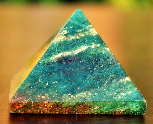 40 mm Grün Kyanit Pyramide Naturheilkunde Chakra Kristall Pyramide Edelstein Geschenk - Bild 10 von 10