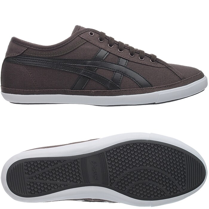 Asics BIKU CV braun Jungen Sneaker Freizeitschuhe Low Top Canvas Neu eBay