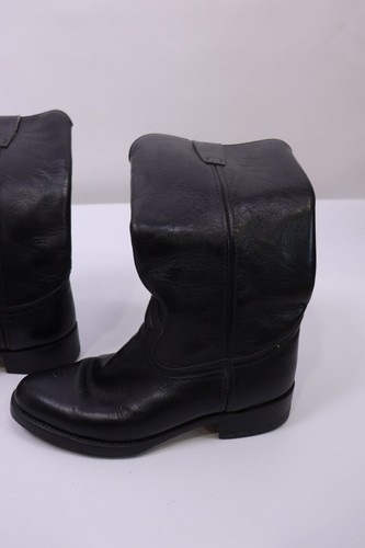 Sancho Riding Boot Womens Black Leather Western Cowboy Mid-Calf Waterproof EU 40 - Picture 4 of 11