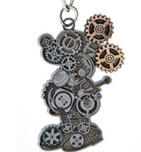 Disney Parks Mickey Mouse Gears SteamPunk Keychain - Picture 3 of 3