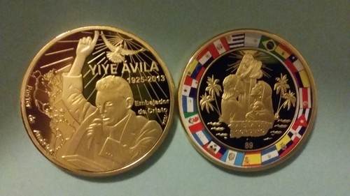 Medalla 185Años HATILLO Festival Máscaras Ganaderos PUERTO RICO Ficha Token Coin - Picture 11 of 12