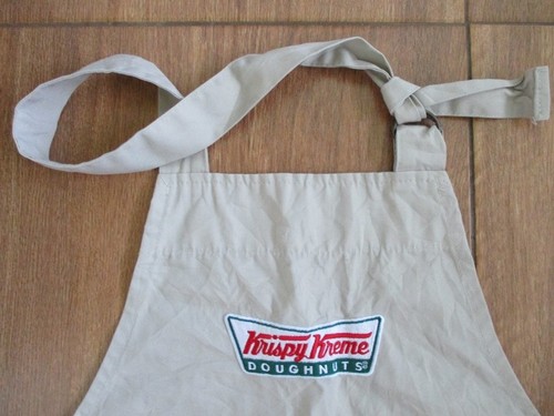 2pcs donut krispy kreme doughnuts embroidered patch 4 inch 105 mm for work apron - Picture 4 of 5