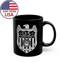 NCIS Naval Criminal Investigative Service 11oz Coffee Tea Black Mug