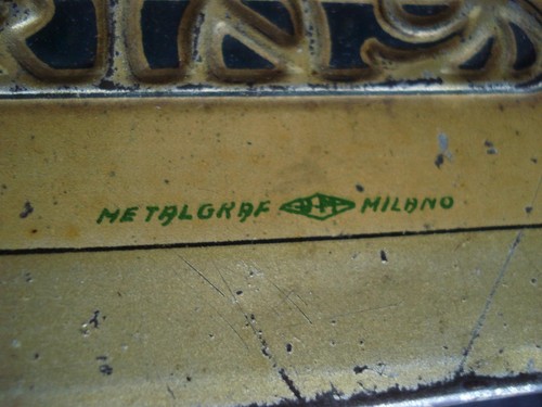 TALMONE TORINO SCATOLA LATTA LITOGRAFATA FRIANDINES LIBERTY METALGRAF INIZI '900 - Bild 5 von 8
