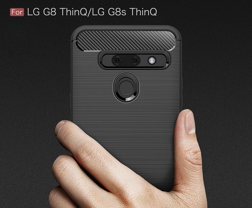 LG G8 ThinQ/G8S/G8X ThinQ TPU Cepillado Estuche/Cubierta Suave/A Prueba de Golpes/Ultra Delgado - Imagen 13 de 26
